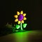 Contemporary Home Living 3D Flower LED Lighted Infinity Mirror - 12"